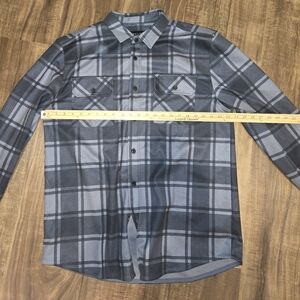 BYLY Basics Coastal Overshirt Flannel XL